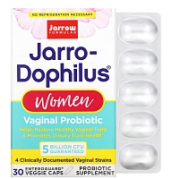 Jarro-Dophilus Women 5 Billion CFU (вагинальный пробиотик) 30 растительных капсул (Jarrow Formulas)