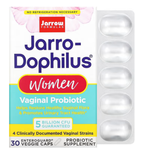 Jarro-Dophilus Women 5 Billion CFU (вагинальный пробиотик) 30 растительных капсул (Jarrow Formulas)