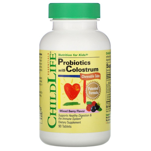 Probiotics with Colostrum (Пробиотик с молозивом) 90 таблеток (ChildLife)
