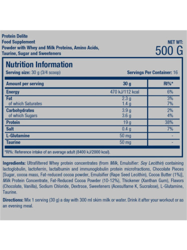 Protein Delite 500 грамм (Scitec Nutrition) срок 10.21 фото 2