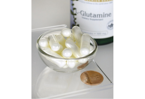 L-Glutamine 500 мг (L-Глутамин) 100 капсул (Swanson) фото 3