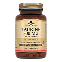Taurine 500 мг (Таурин) 50 вег. капсул (Solgar)