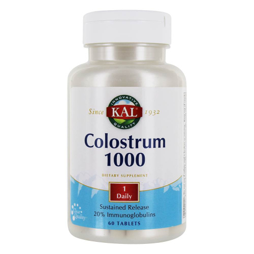 Colostrum 1000 мг (Молозиво) 60 таблеток (KAL)