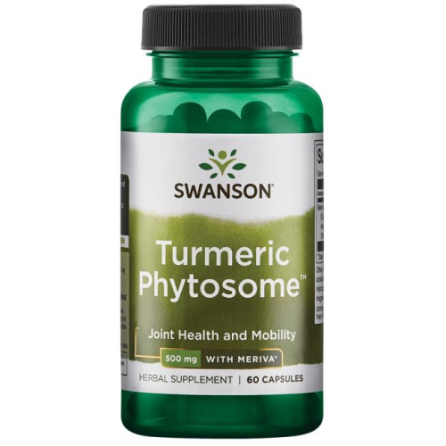 Turmeric Phytosome 500 mg with Meriva 60 капсул (Swanson)