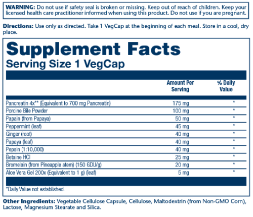 Super Digestaway (Смесь Пищеварительных Ферментов) 180 вег капсул (Solaray) фото 5