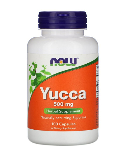 Yucca 500 мг (Юкка) 100 капсул (Now Foods)