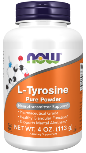 L-Tyrosine Pure Powder (Л-Тирозин в порошке) 113 грамм (Now Foods)