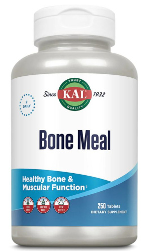 Bone Meal (Костная Мука) 250 таблеток (KAL)