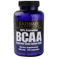 BCAA 500 мг 120 капсул (Ultimate Nutrition)
