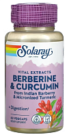 Berberine & Curcumin Vital Extracts 60 вег капсул (Solaray)