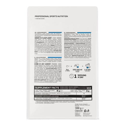 Creatine Monohydrate (Креатин моногидрат)1000 г (Ostrovit) фото 2
