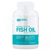 Enteric Coated Fish Oil Softgels 100 капсул (Optimum Nutrition)