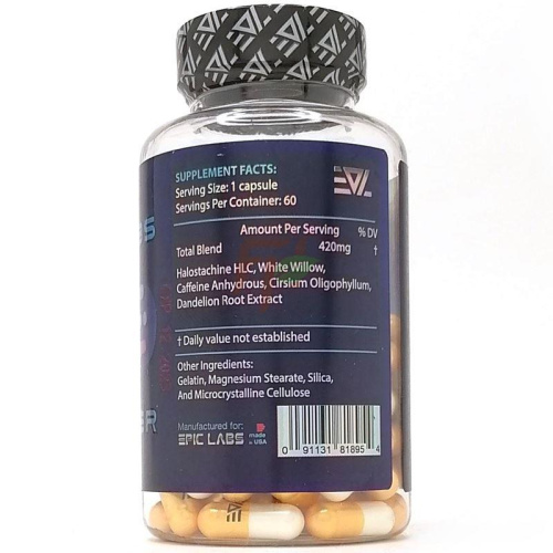 HALO - Fat Burner  60 капсул (Epic Labs) фото 2