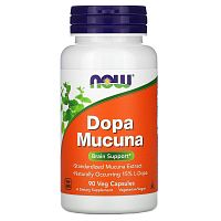 Dopa Mucuna 90 капсул (Now Foods)