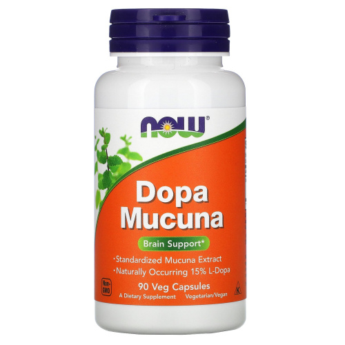 Dopa Mucuna 90 капсул (Now Foods)