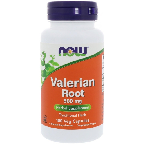 Valerian Root 500 мг (Корень Валерианы) 100 капс (Now Foods)