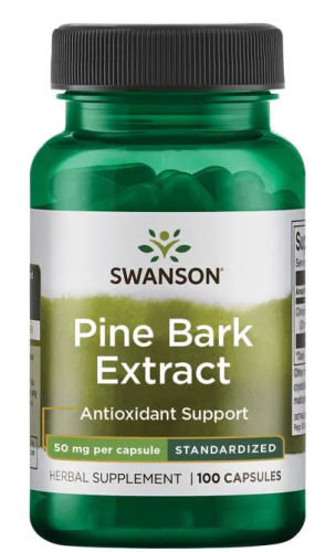 Pine Bark Extract (Экстракт сосновой коры) 50 мг 100 капсул (Swanson)