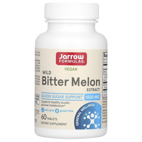 Wild Bitter Melon Extract (Экстракт дикой горькой дыни) 60 таблеток (Jarrow Formulas)
