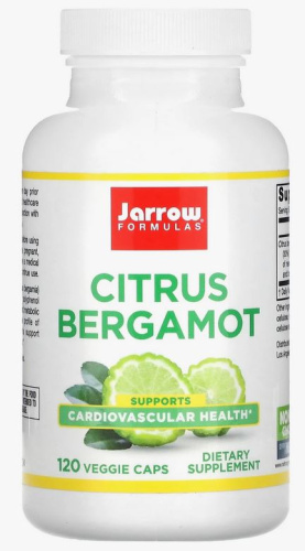 Citrus Bergamot (Цитрусовый бергамот) 120 растительных капсул (Jarrow Formulas) фото 3
