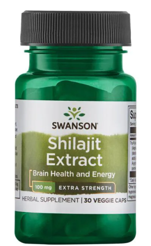 Shilajit Extract (Экстракт мумие) 100 мг 30 вег капсул (Swanson)