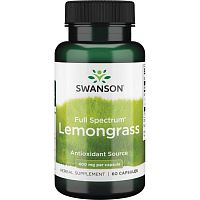 Lemongrass 400 mg Full Spectrum (Лемонграсс 400 мг) 60 капсул (Swanson)