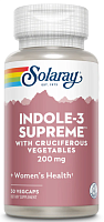 Indole-3 Supreme 200 mg with Cruciferous Vegetables (Индол-3-Карбинол 200 мг) 30 капсул (Solaray)