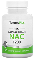 NAC Pro 1200 mg SR N-Acetyl-L-Cysteine  (N-Ацетил L-Цистеин) 60 таблеток (NaturesPlus)