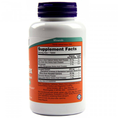 Silica Complex (Комплекс Кремния) 90 таб (Now Foods) фото 2