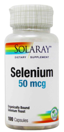 Selenium 50 mcg (Селен 50 мкг) 100 капсул (Solaray) фото 2
