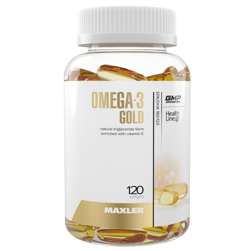 Omega-3 Gold DE 120 капсул (Maxler)