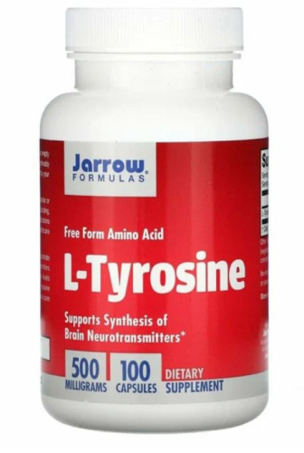 L-Tyrosine (L-тирозин) 500 мг 100 капсул (Jarrow Formulas) фото 3