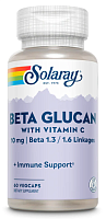 Beta Glucans 10 mg beta 1.3/1.6 Linkages with Vitamin C 60 вег капс (Solaray) срок 10/2025