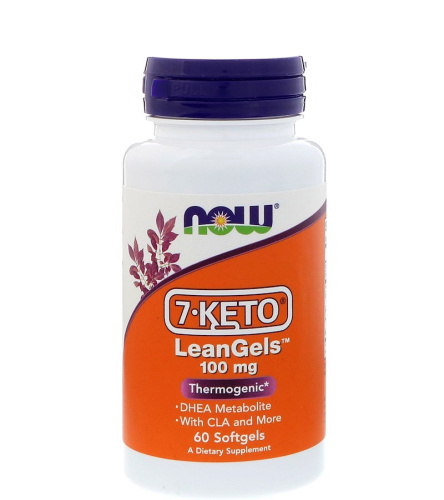 (NOW) 7-KETO LeanGels 100mg 60 капс_