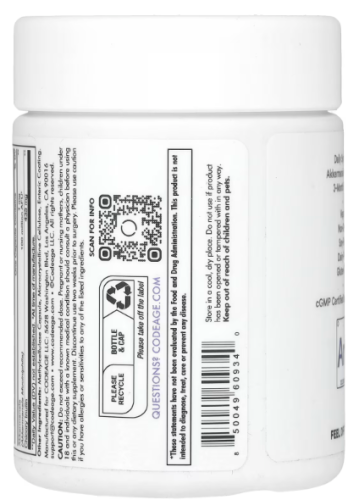 Akkermansia Muciniphila 100 million AFU 90 veg capsules (CODEAGE) фото 2