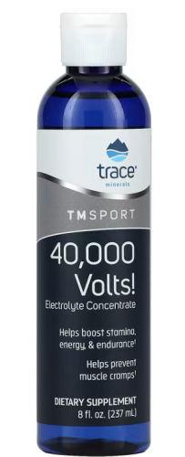 40,000 Volts! Electrolyte Concentrate (Концентрат электролитов) 237 мл Trace Minerals