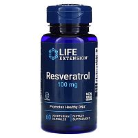 Resveratrol 100 мг (Ресвератрол) 60 вег капсул (Life Extension)