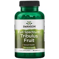 Tribulus Fruit 500 мг 90 капсул (Swanson)_