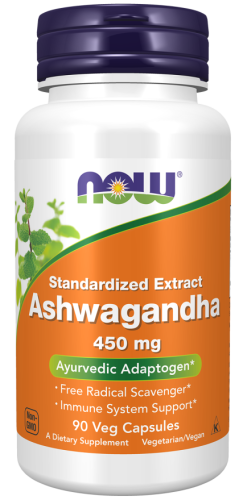 Ashwa 450 мг 90 капсул (Now Foods)