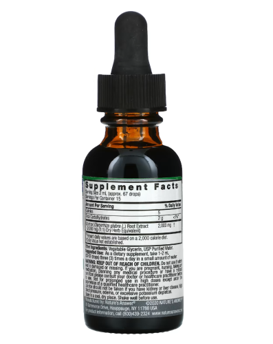 Licorice Root Fluid Extract 2,000 mg 30 мл (Nature's Answer) фото 3