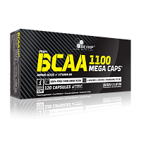 BCAA Mega-Caps 1100 мг 120 капсул (Olimp) Поврежденная упаковка