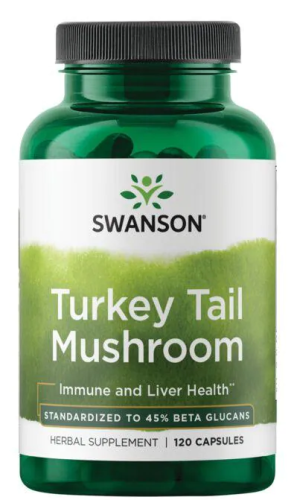 Turkey Tail Mushroom 120 капсул (Swanson)