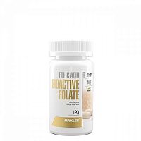 Folic Acid Bioactive Folate 1000 мкг (Фоливая кислота 5-MTHF) 120 капс (Maxler)