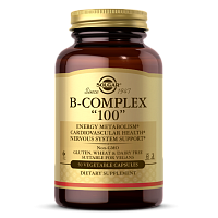 B-Complex "100" (Комплекс B-100) 50 вег капсул (Solgar)