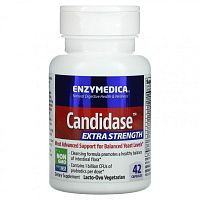 Candidase extra strength (Кандидаза экстра сила) 42 капсулы (Enzymedica)