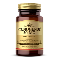 Pycnogenol 30 мг (Пикногенол) 30 вегетарианских капсул (Solgar)