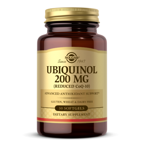 Ubiquinol 200 мг (Убихинол) 30 мягких капсул (Solgar)