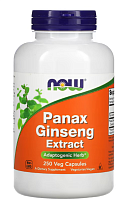 Panax Ginseng Extract 500 мг (Экстракт женьшеня обыкновенного) 250 вег капсул (Now Foods)