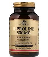 L-Proline (L-Пролин) 500 mg - 100 капсул (Solgar)