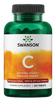 Buffered Vitamin C (Буферизованный витамин С) 500 мг 250 таблеток (Swanson)