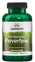 Full Spectrum Feverfew (Пиретрум полного спектра) 380 мг 100 капсул (Swanson)